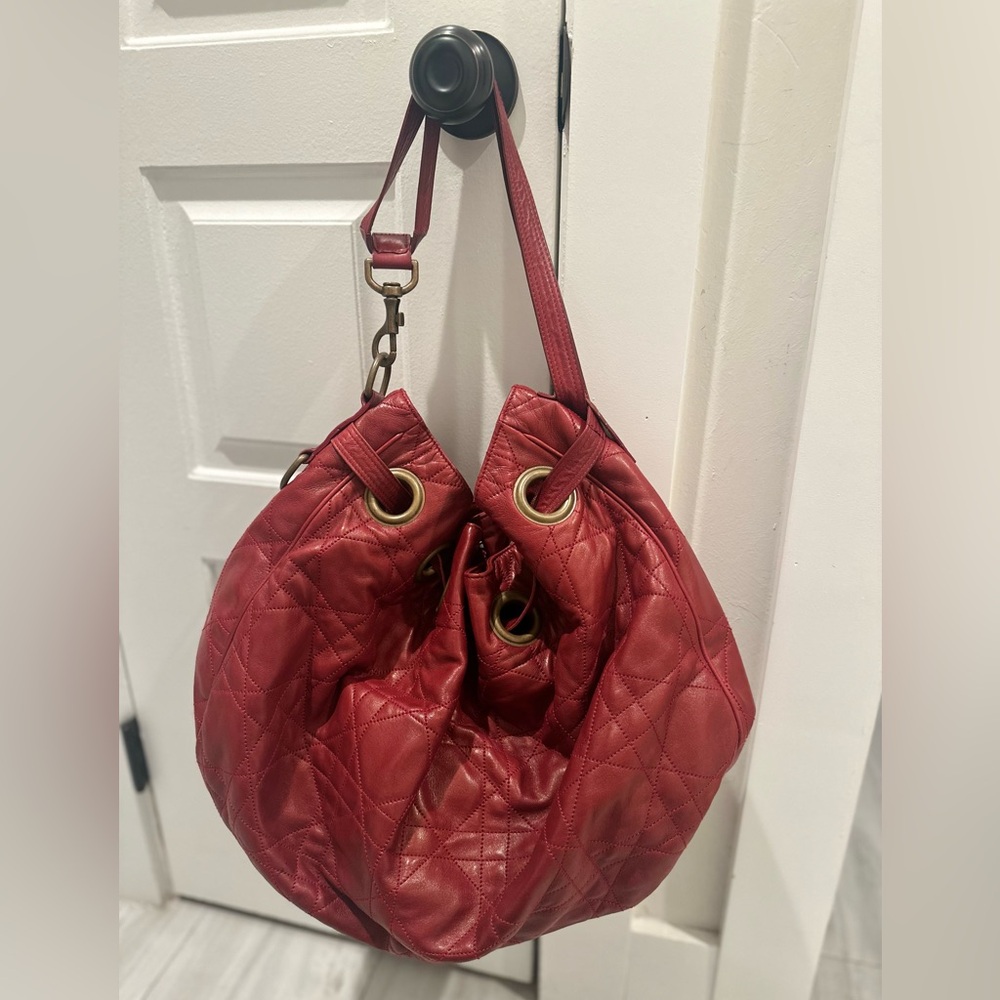 Vintage Christian Dior Red Bag